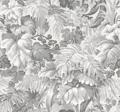 Carta da Parati "MARTYN LAWRENCE BULLARD" Royal Fernery grigio | COLE & SON