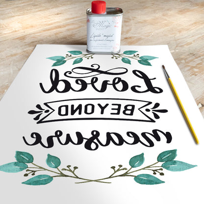 Stampa Trasferibile “SCRIPT, CASSETTI” 28×40 cm