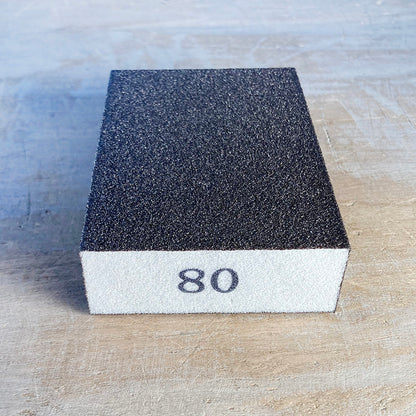 Spugna Abrasiva Per Legno - Grana Grossa 80