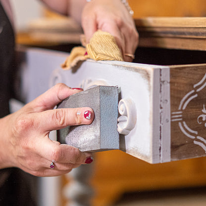 Spugna Abrasiva Per Legno - Grana Media 120