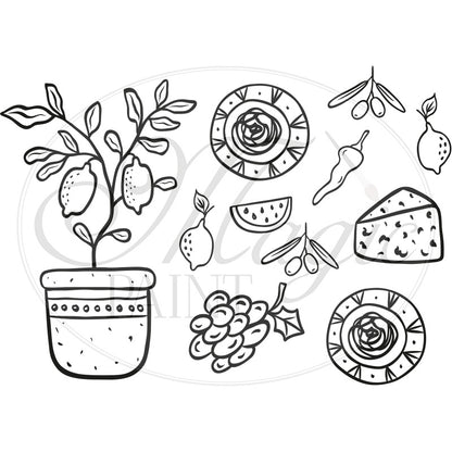 Stampa Trasferibile “SEGNAPOSTO” 28×42 cm - 8 FOGLI