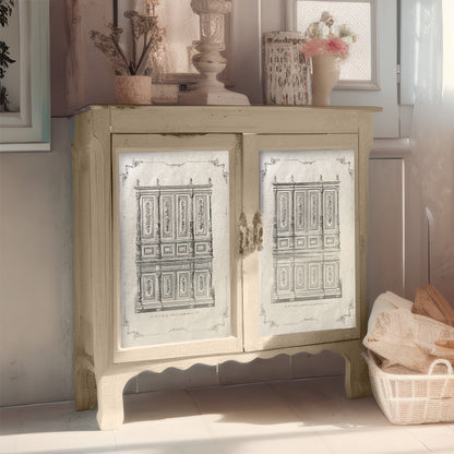 Découpage Serigrafia - Armadio per Porcellane