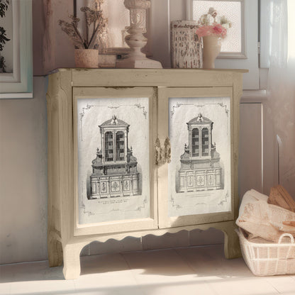 Découpage Serigrafia - Credenza in stile '800