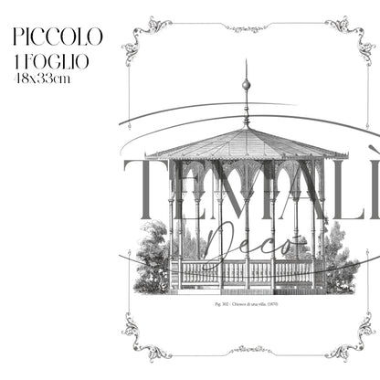 Découpage Serigrafia - Chiosco in Villa