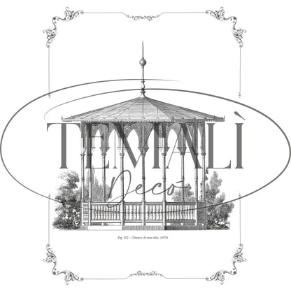 Découpage Serigrafia - Chiosco in Villa