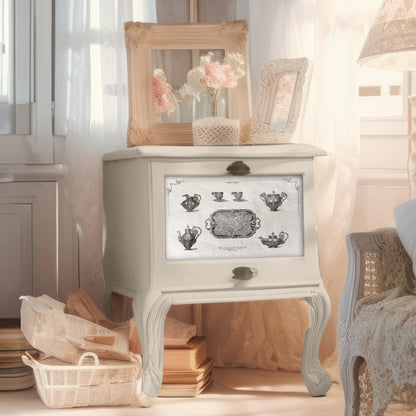 Decoupagé Serigrafia - Servizio da Thé