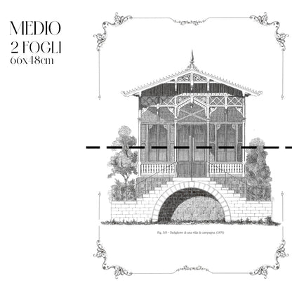 Decoupagé Serigrafia - Padiglione in Campagna