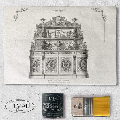 Découpage Serigrafia - Credenza Rinascimentale