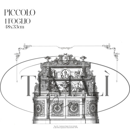 Découpage Serigrafia - Credenza Rinascimentale