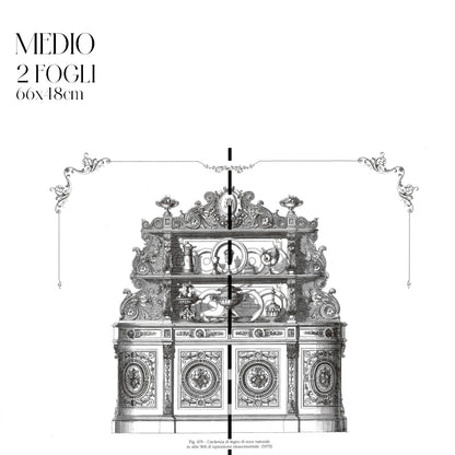 Découpage Serigrafia - Credenza Rinascimentale