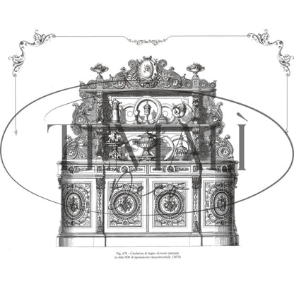 Découpage Serigrafia - Credenza Rinascimentale
