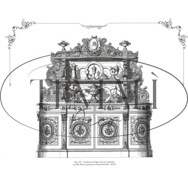 Découpage Serigrafia - Credenza Rinascimentale