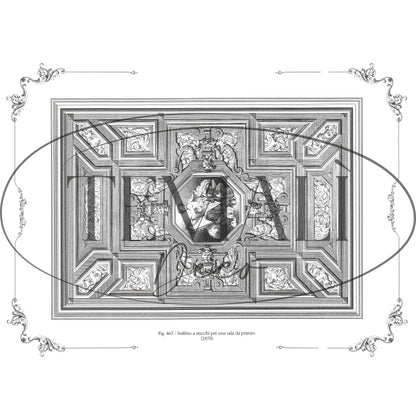 Decoupagé Serigrafia - Stucchi in Sala da Pranzo