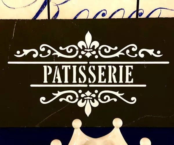 Stencil "Patisserie", Magic Paint, riutilizzabile, 42x30