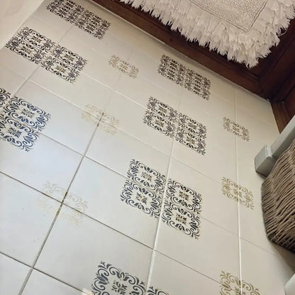 Stencil "Villa Cementina", Magic Paint, riutilizzabile, 20x20 cm