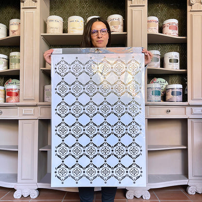 Grande Stencil Marocaine Medaillon