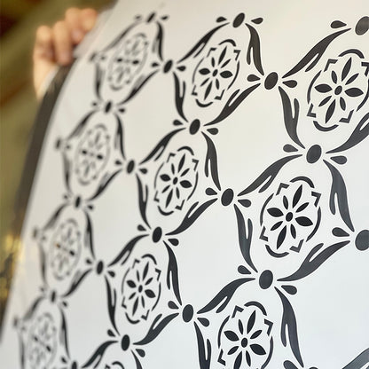 Grande Stencil Marocaine Medaillon