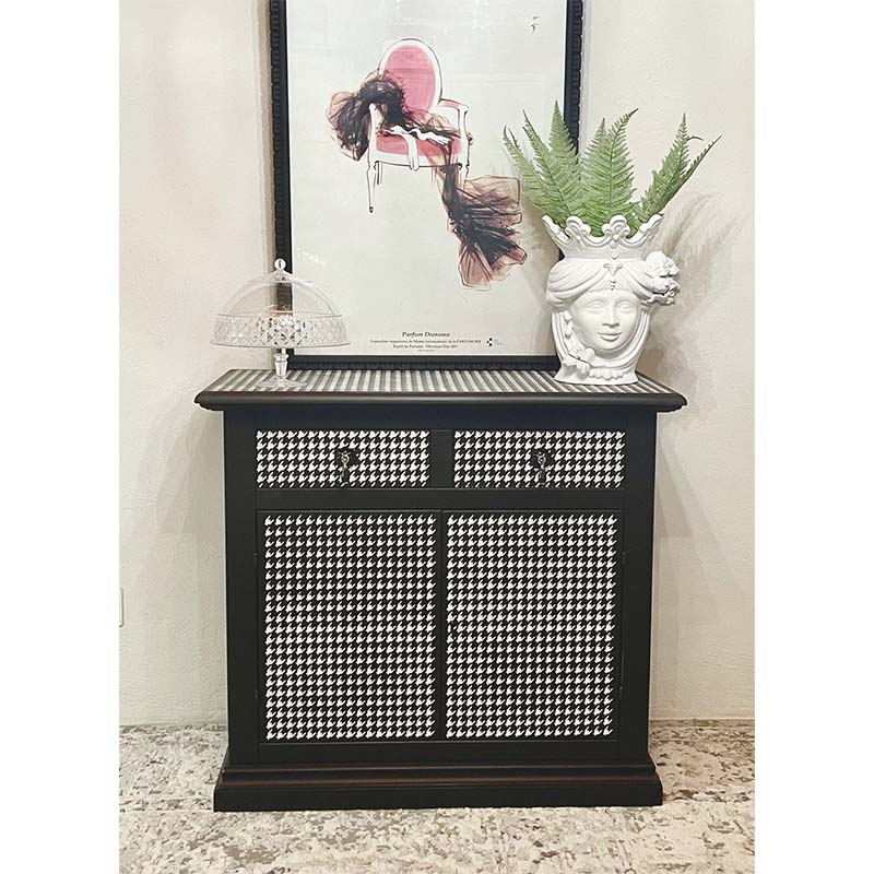 Stencil “Pied de Poule”, Magic Paint, riutilizzabile, 30×42 cm