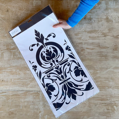 Stencil “Jardin des Tuileries”, Magic Paint, riutilizzabile, 30×55 cm