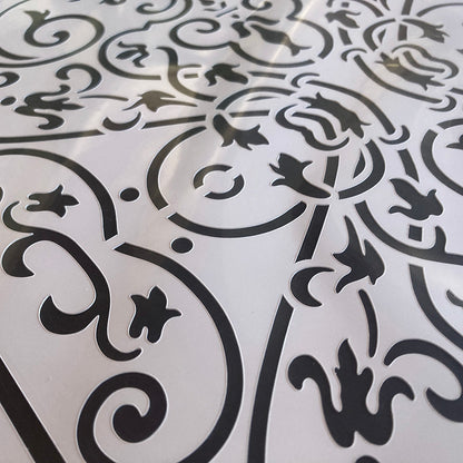 Stencil “Château enchanté”, Magic Paint, riutilizzabile, 30×55 cm