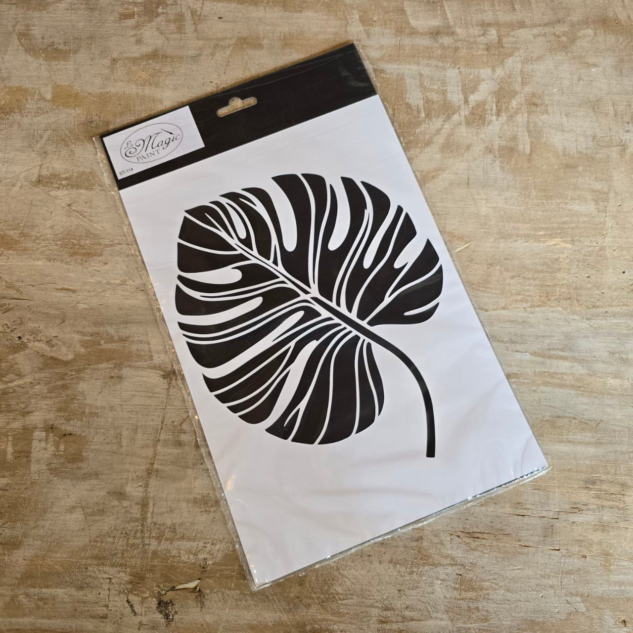 Stencil “Monstera”, Magic Paint, riutilizzabile, 21×29,7 cm