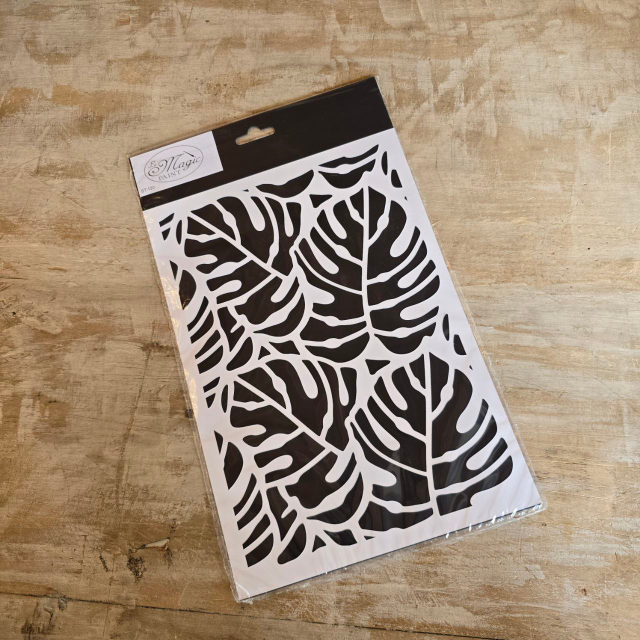 Stencil “Monstera Forest”, Magic Paint, riutilizzabile, 21×29,7 cm
