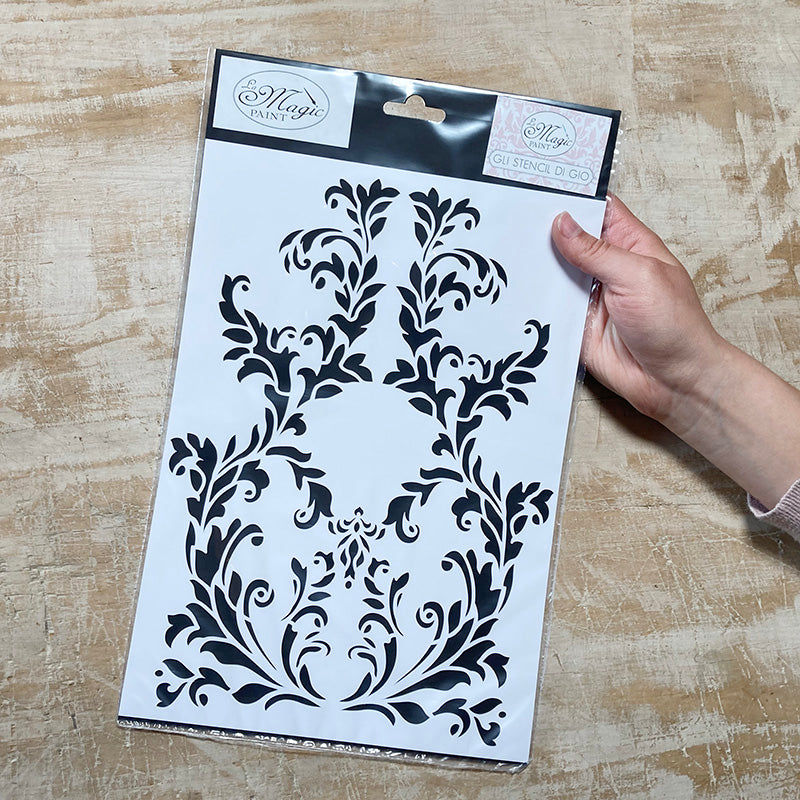Stencil “Boucle Chic”, Magic Paint, riutilizzabile, 21x29,7 cm