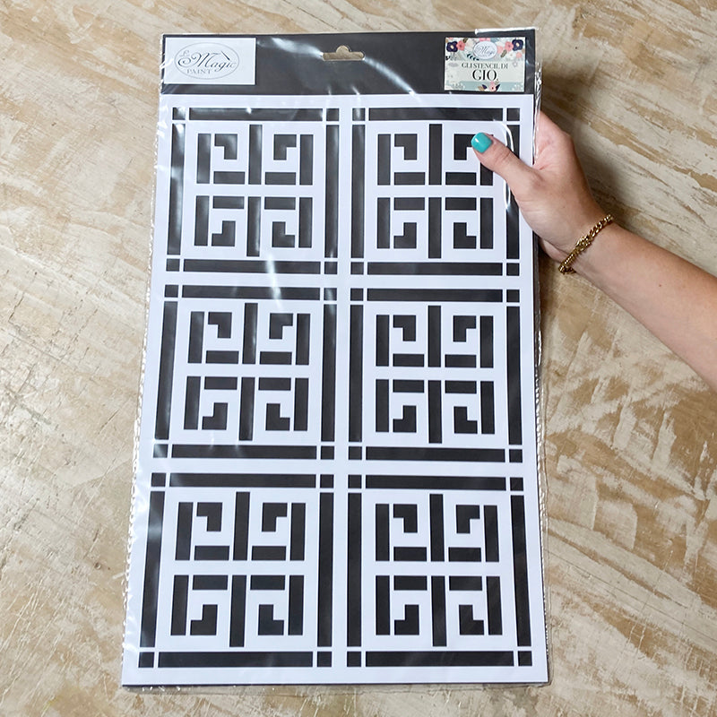 Stencil “Geometric Dream”, Magic Paint, riutilizzabile, 30×42 cm