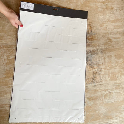 Stencil Multistrato “Optical '70”, Magic Paint, riutilizzabile, 40×60 cm