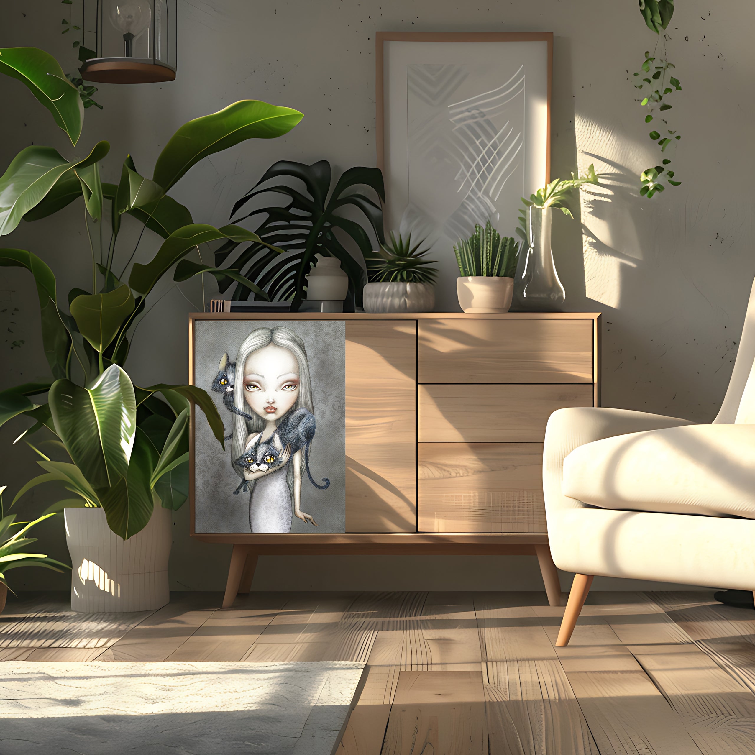 Decoupage Kollektion Alex - Hexe