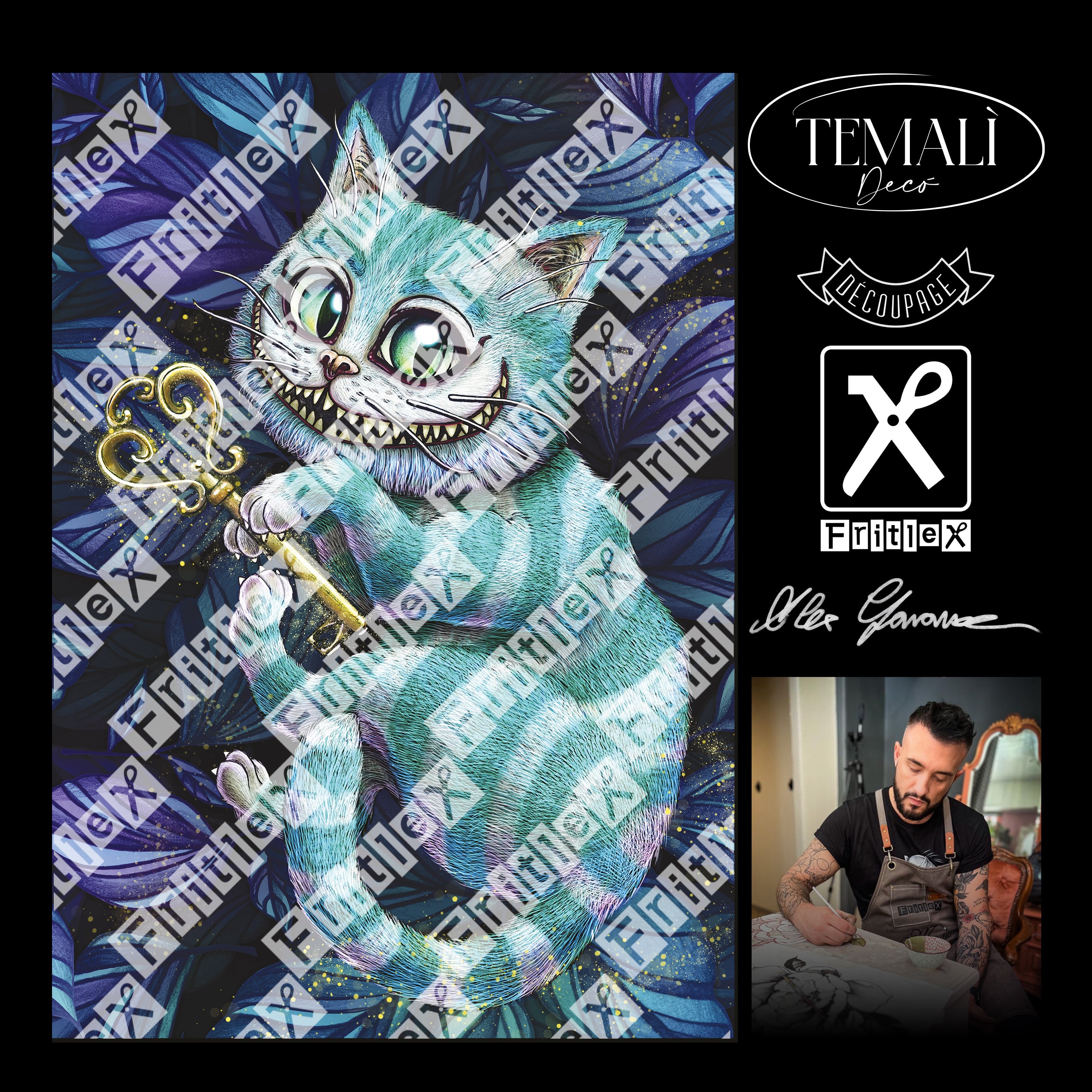 Dècoupage Collezione Alex - Stregatto