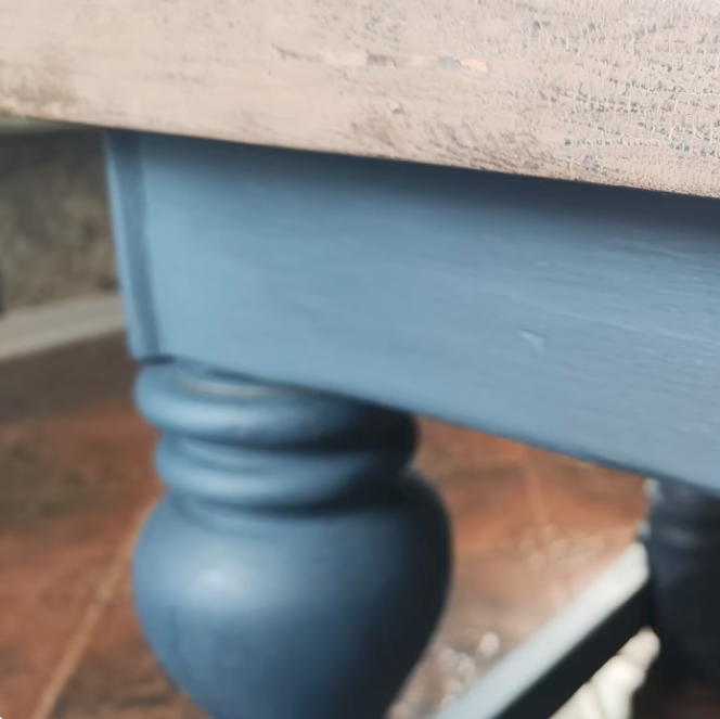 Tavolino basso quadrato Pepper Blue - I Restyling di Elisa