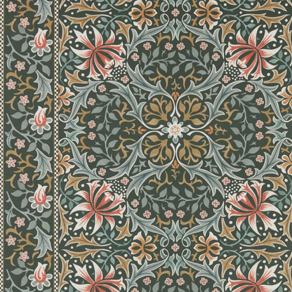 Papel pintado "YEW & ARIL SPEARMINT" Morris & Co. - Sanderson