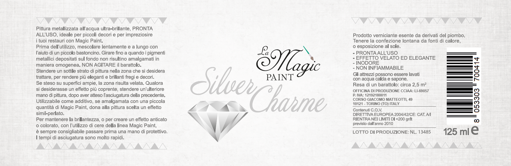 Magic Paint colore "Silver Charme"