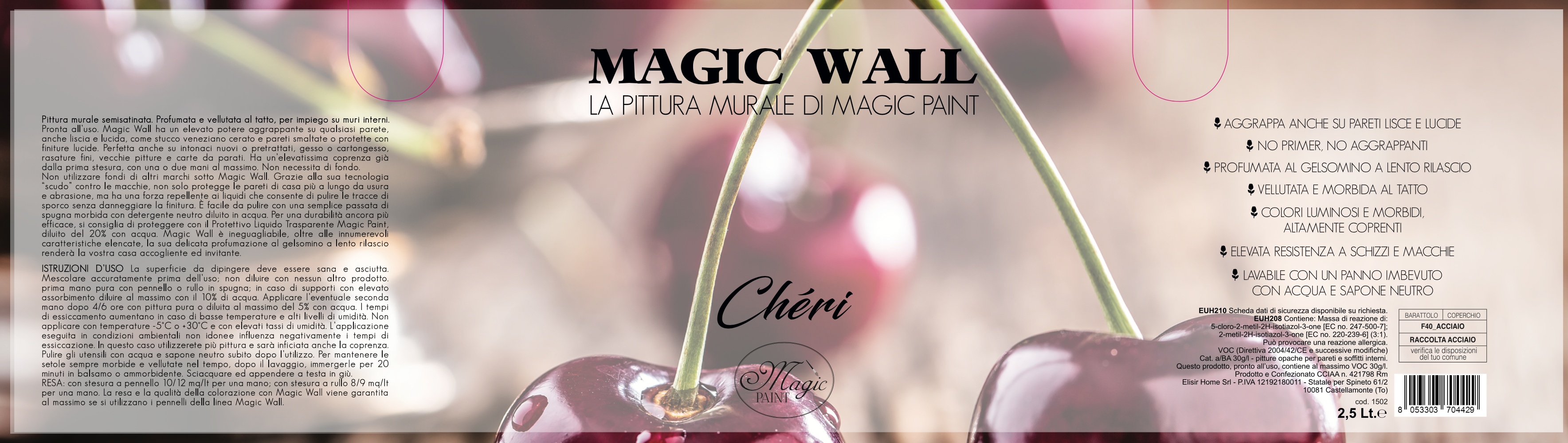Magic Wall colore “CHÉRI”