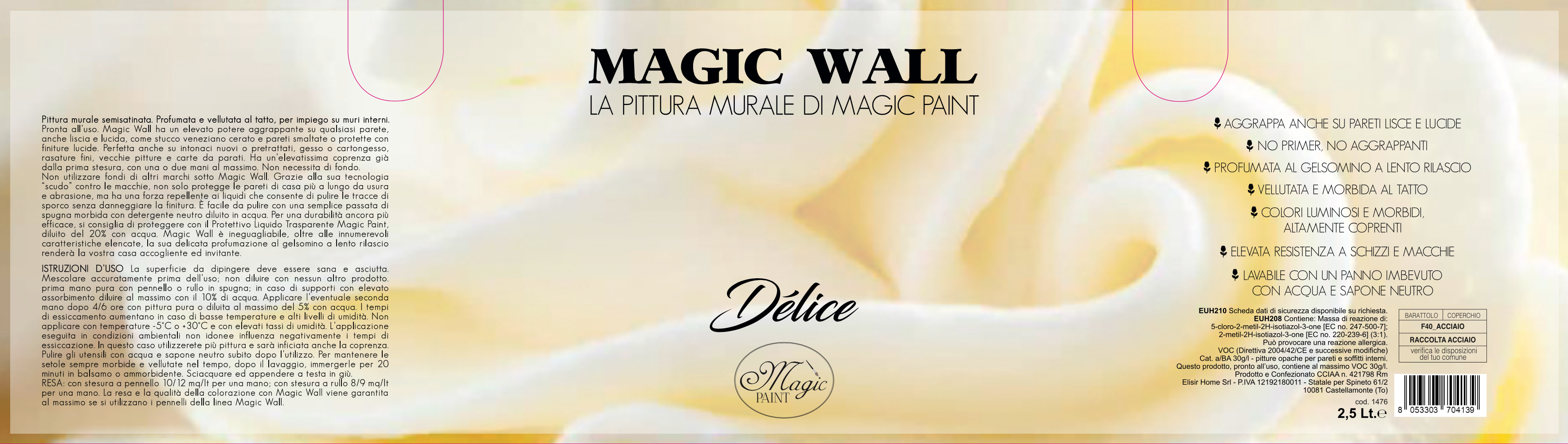Magic Wall colore “DÈLICE”