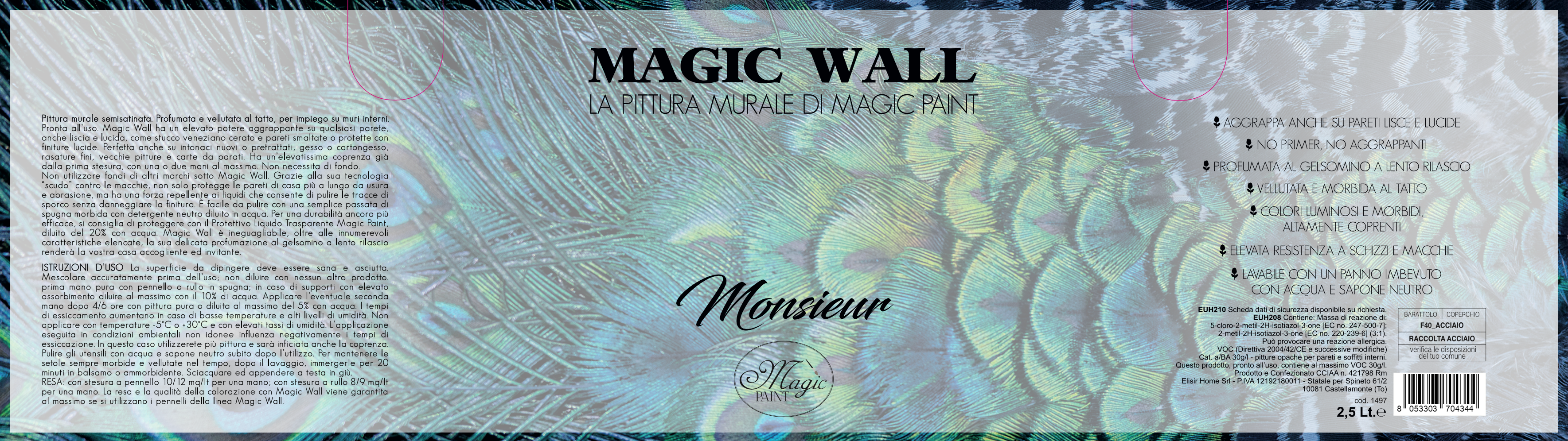 Magic Wall colore “MONSIEUR"