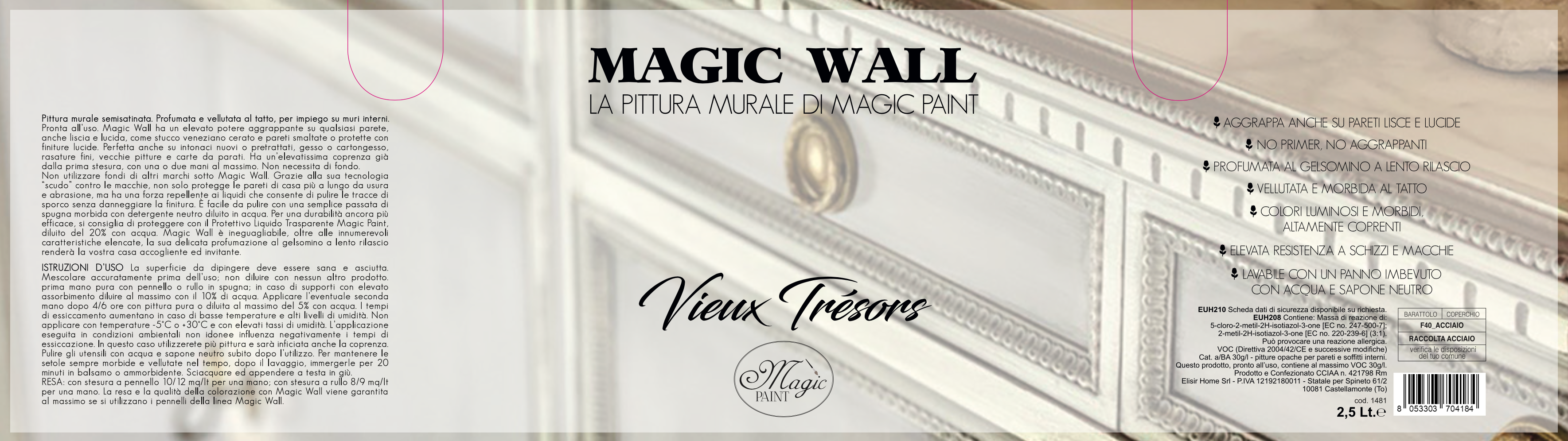 Magic Wall colore “VIEUX TRÉSORS"