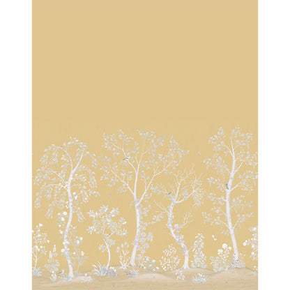 Carta da Parati "SEASONAL WOODS Gold Pearl" The Garden | COLE & SON