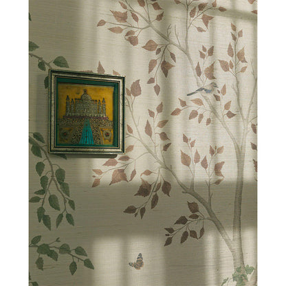 Carta da Parati "SEASONAL WOODS Grasscloth" The Garden | COLE & SON