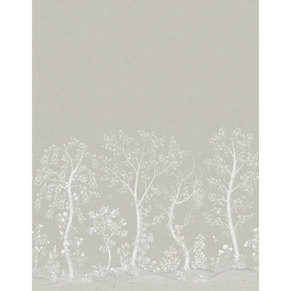 Carta da Parati "SEASONAL WOODS Platinum Pearl" The Garden | COLE & SON