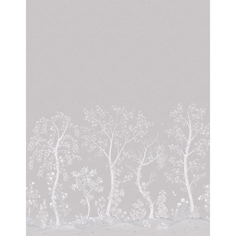 Carta da Parati “SEASONAL WOODS Platinum Silk” The Garden | COLE & SON