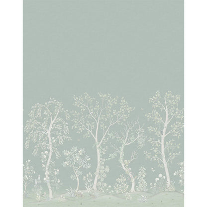Carta da Parati "SEASONAL WOODS Sage Pearl" The Garden | COLE & SON