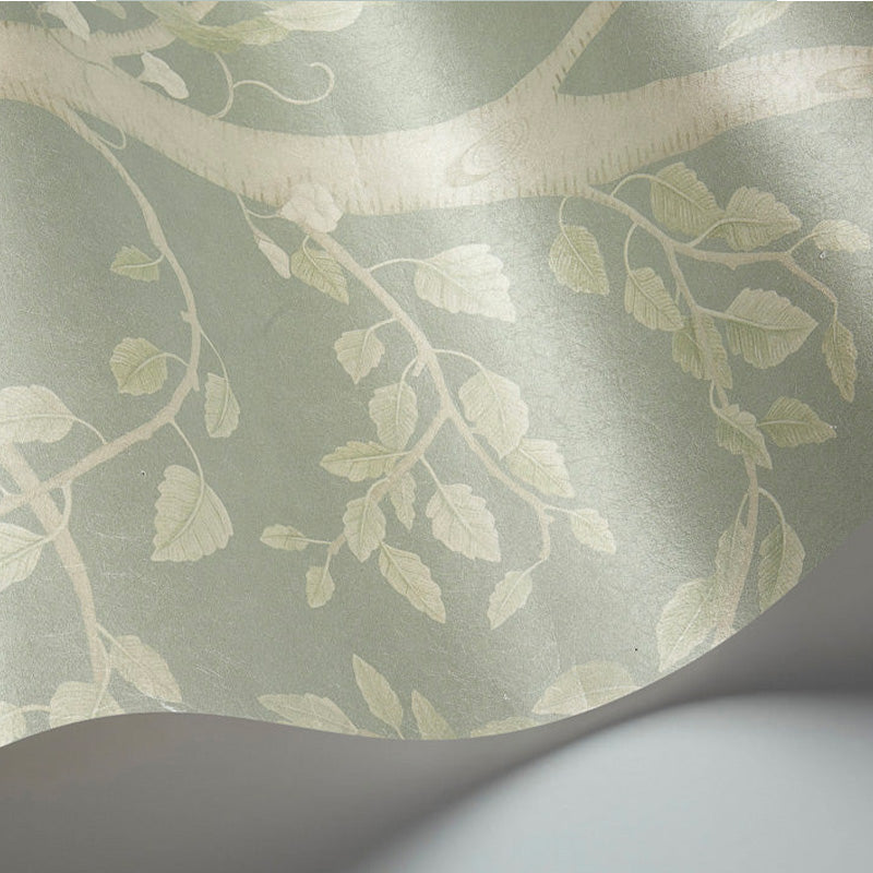 Carta da Parati "SEASONAL WOODS Sage Pearl" The Garden | COLE & SON