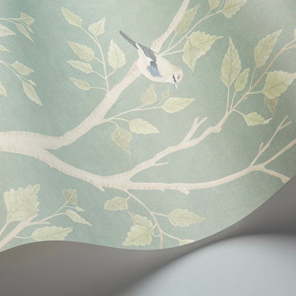 Carta da Parati "SEASONAL WOODS Sage Pearl" The Garden | COLE & SON