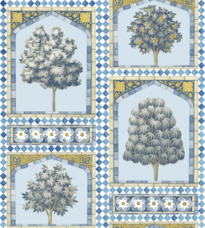 Carta da Parati "MARTYN LAWRENCE BULLARD" Sultan's Palace azzurro | COLE & SON