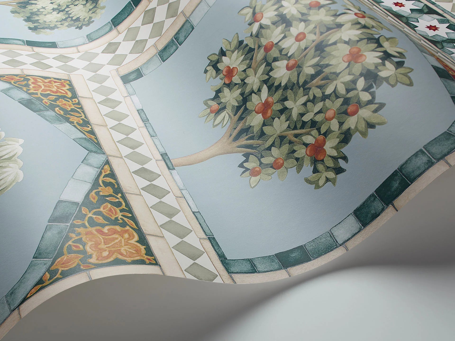 Carta da Parati "MARTYN LAWRENCE BULLARD" Sultan's Palace verde | COLE & SON