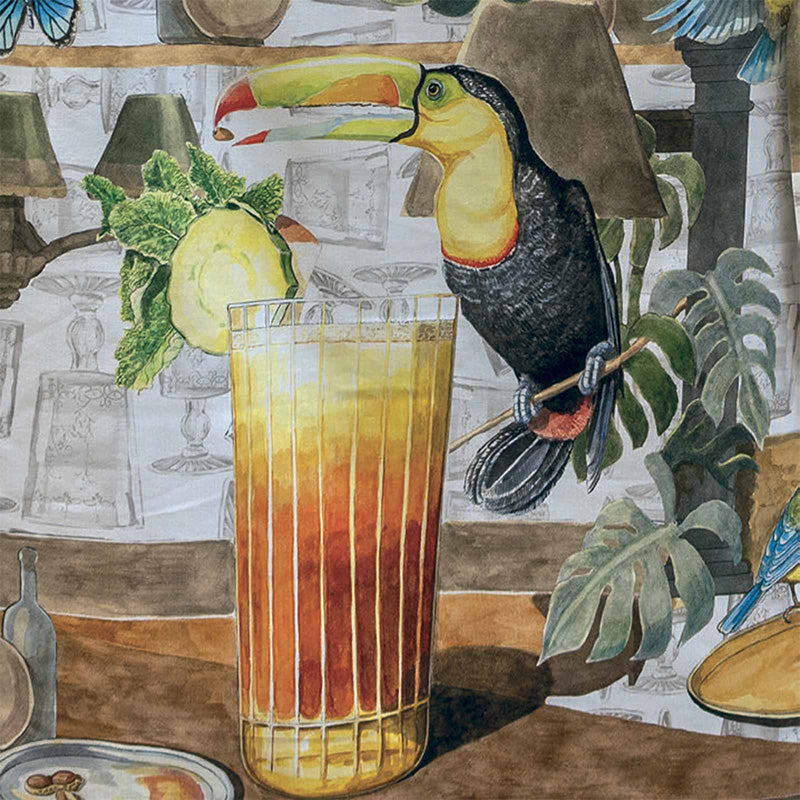 Runner in Cotone "Mojito", Tessitura Toscana Telerie 45x170 cm