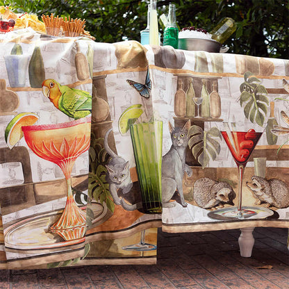 Runner in Cotone "Mojito", Tessitura Toscana Telerie 45x170 cm