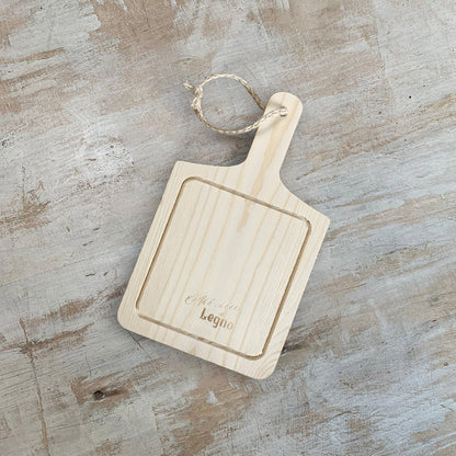 Tagliere Quadrato "Baci Appasionati"